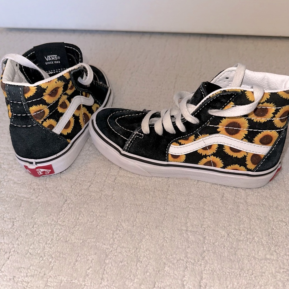 Vans SK8 Hi Sunflower high top. Size 13 (youth)